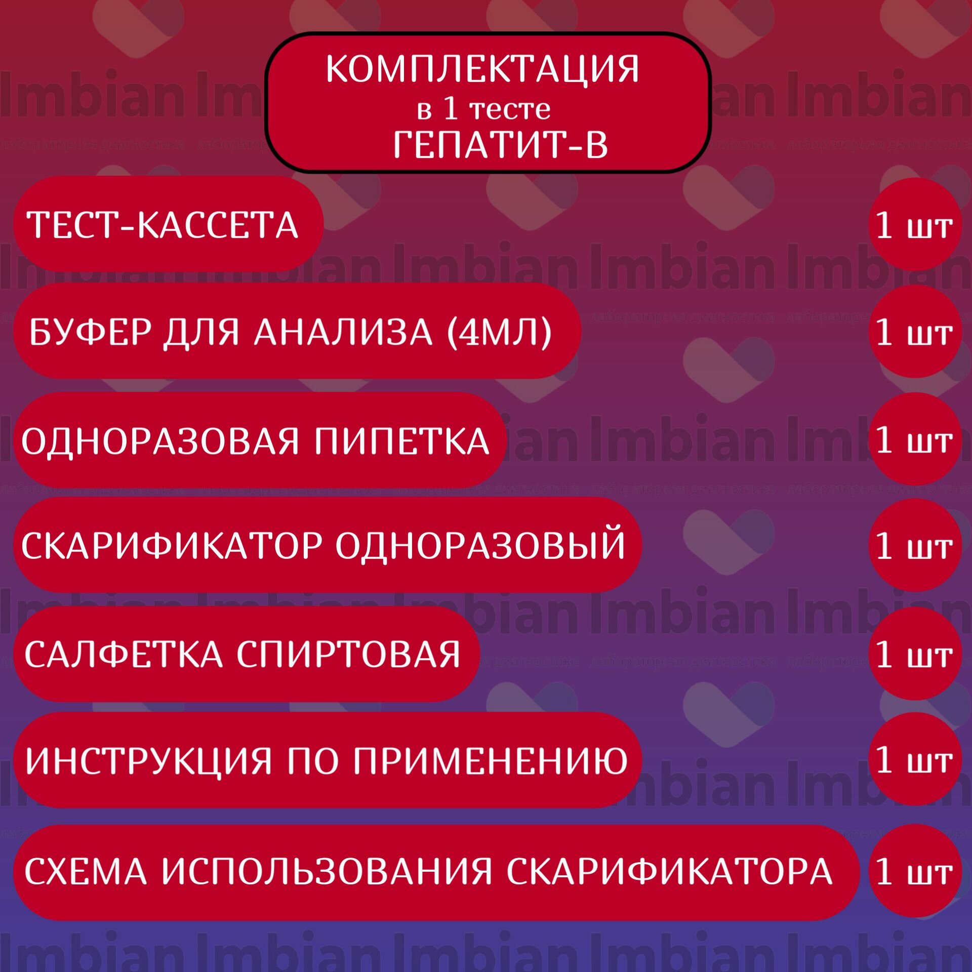 Изображение Набор экспресс тестов на Гепатит С и В ( 2+2) в черной упаковке , анонимно