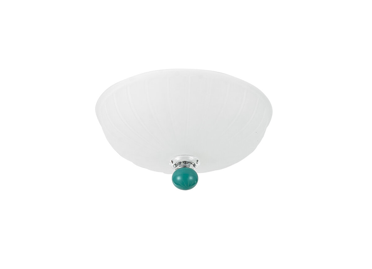 Donolux Classic потолочный светильник матовое стекло диам 30 см выс 195 см 3xE27 40W цвет арматуры хром