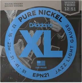 D'Addario EPN21 Jazz Light Струны для электрогитары