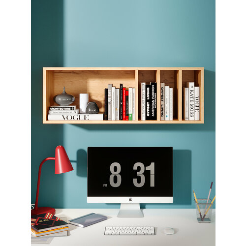 Хилтон Полка настенная 940 Исп 11 Дуб крафт золотой 7075₽