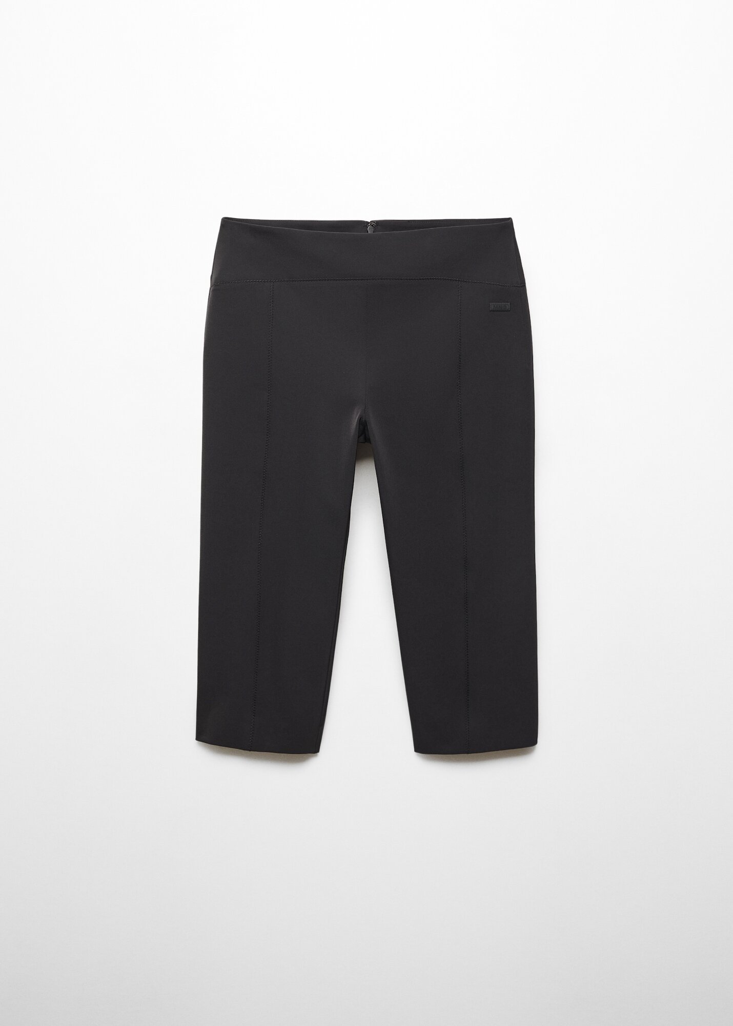 Капри MANGO, размер 40 EU, чёрный — фото 1