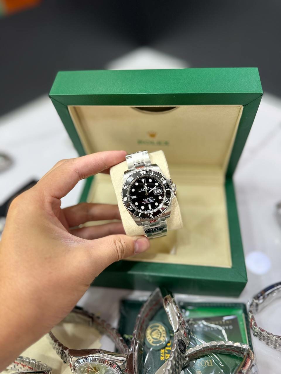 Наручные часы Rolex, серебристый — фото 1