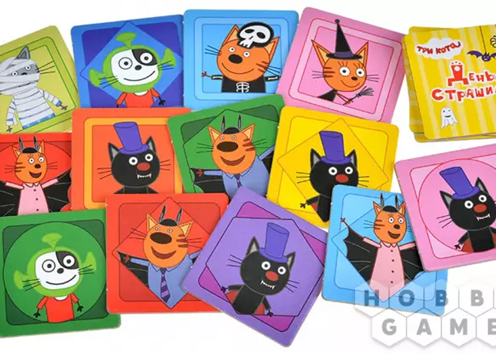 Настольная игра Три кота: День страшилок, для детей 3-9 лет. — фото 1