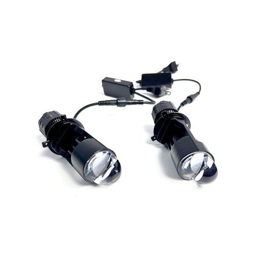 LED H4 с линзой ближнего и дальнего света /светодиодные мини линзы /автолампа диод /Auto Headlights 2шт.