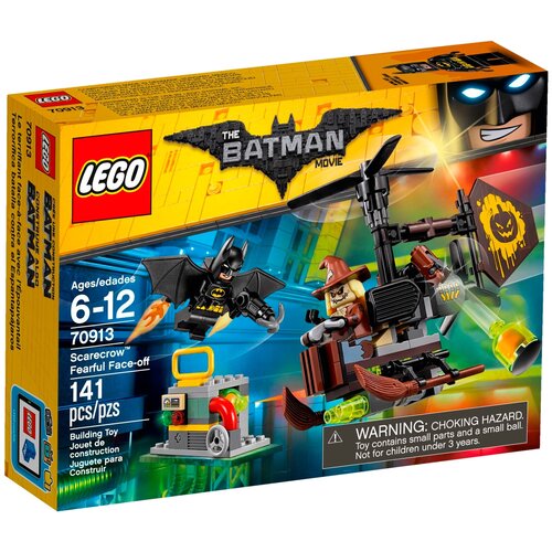 Конструктор LEGO The Batman Movie 70913 Схватка с Пугалом, 141 дет. lego the batman movie 70916 бэтмолёт 1053 дет