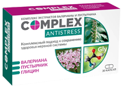 Complex Antistress Комплекс экстрактов валерианы и пустырника капс., 30 шт.