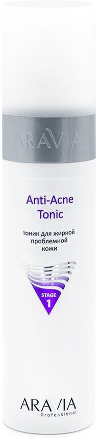 ARAVIA Professional, Тоник для жирной проблемной кожи Anti-Acne Tonic, 250 мл