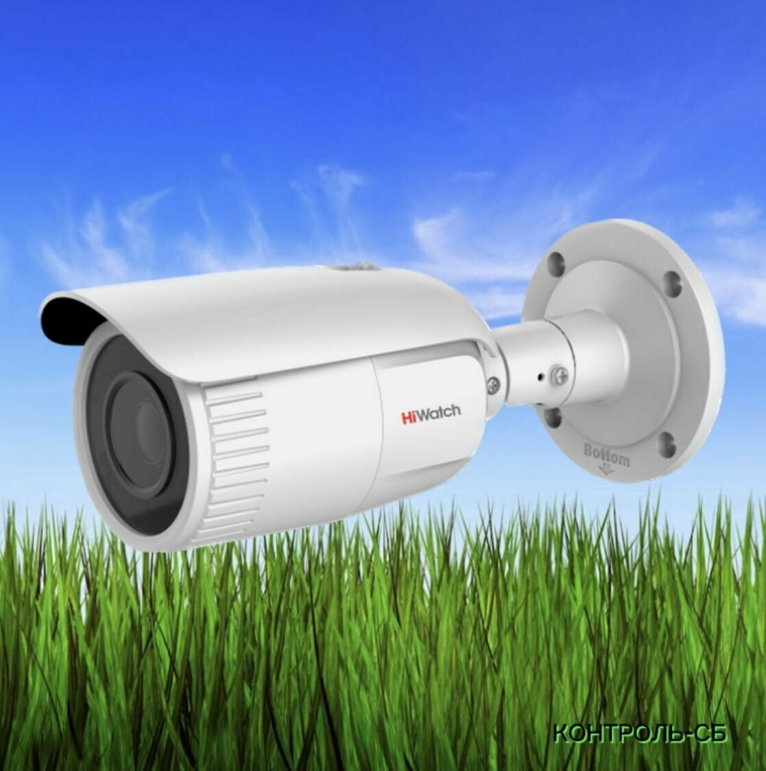 Камера видеонаблюдения Hiwatch DS-I456Z(B) (2.8-12 mm) 4МП со слотом SD и моторизированным объективом