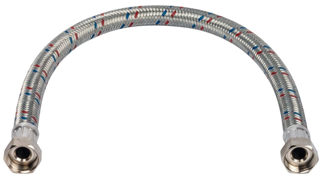 Гибкая подводка для воды ВР 1 х ВР 1, длина 800 мм (Stout)
