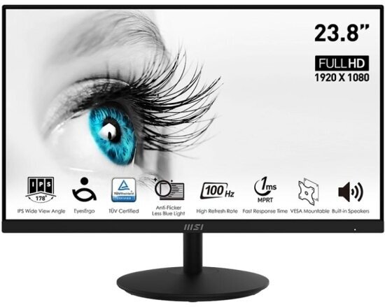 Монитор Msi Pro MP242A 23.8" черный