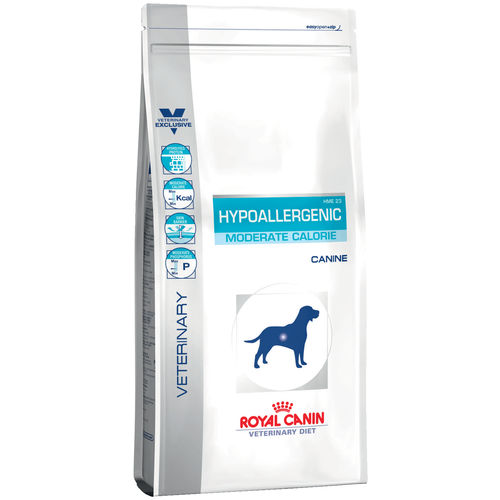 Сухой корм Royal Canin HYPOALLERGENIC moderate calorie для собак с пищевой аллергией низкокалорийный 1,5кг