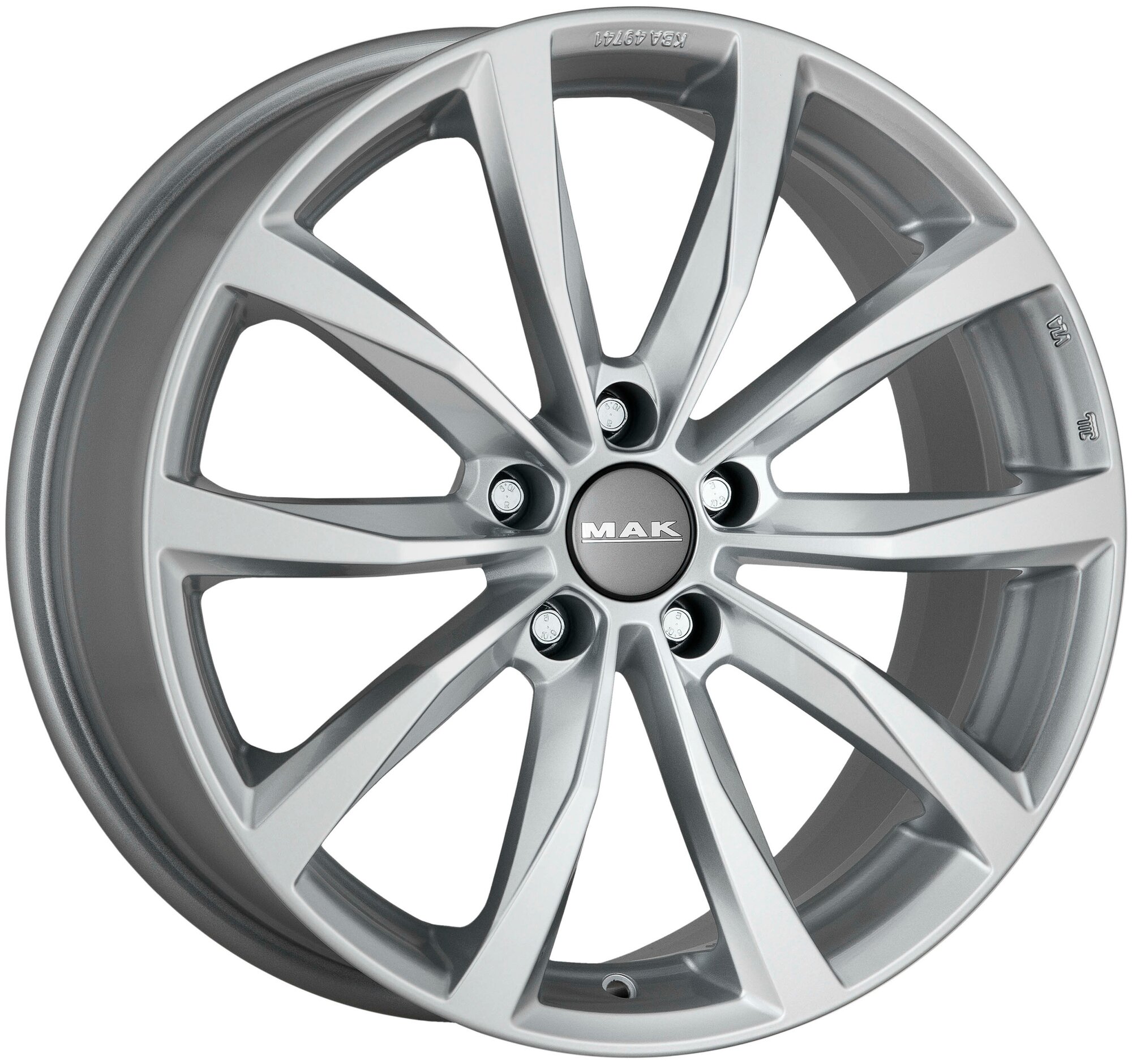 Диски MAK MAK F7580WFSI51WS4X MAK Wolf 7,5x18 5/112 ET51 d-66,6 Silver (F7580WFSI51WS4X)