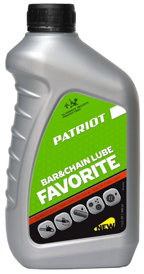 Масло цепное PATRIOT FAVORITE BAR&CHAIN LUBE 0,946.л
