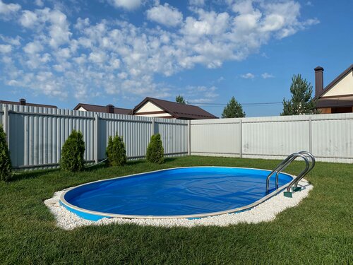 Изображение товара Покрывало овальное 10 м х 3 м теплосберегающее пузырьковое