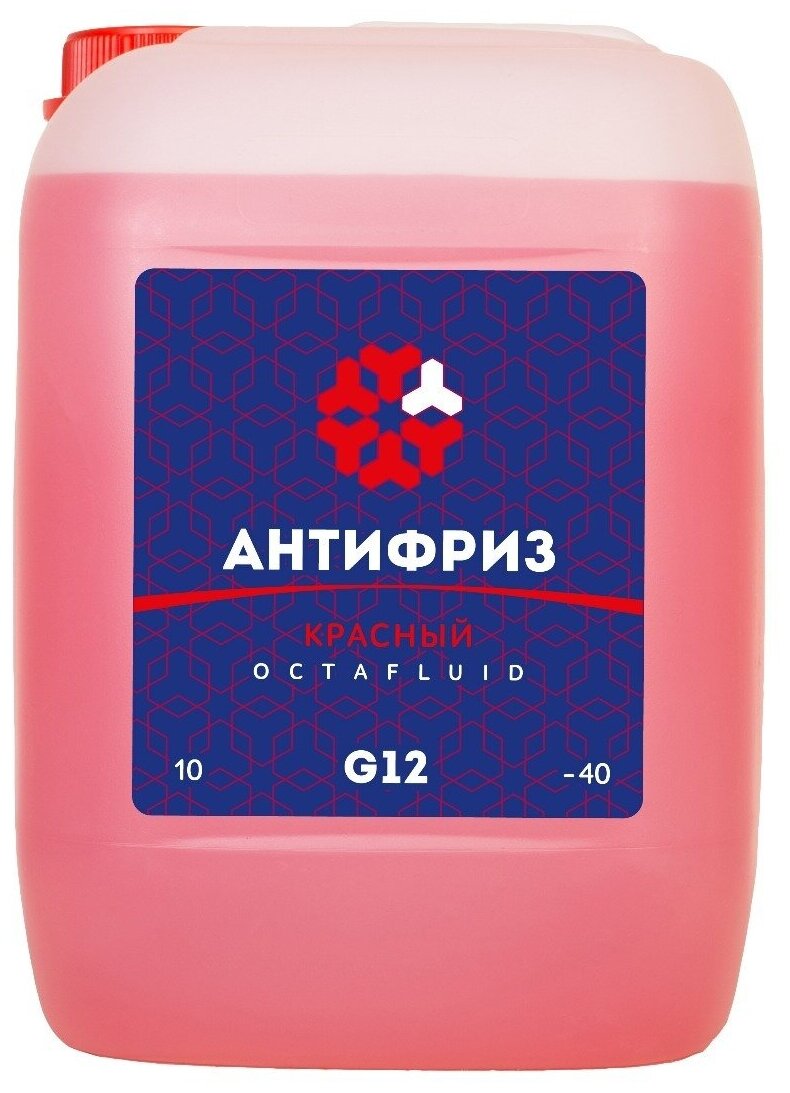 Антифриз Octafluid G12 Red (фасовка 10 кг)