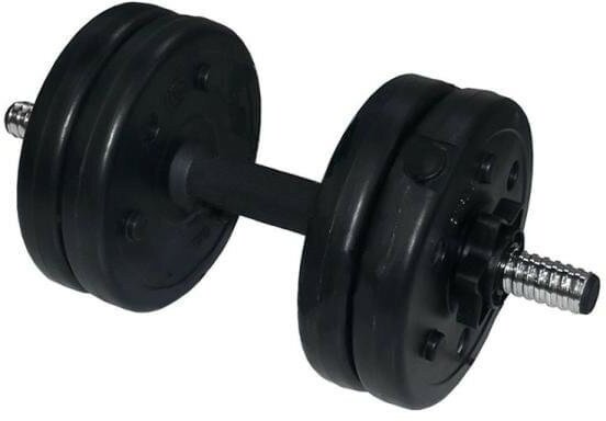 Гантель Lite Weights 3101CD 1гант. 5кг пласт. черный (28260740) - фото №4