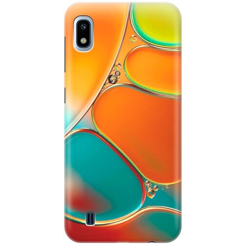фото Силиконовый чехол на samsung galaxy a10 / самсунг а10 с принтом "разноцветные пузырьки" gosso