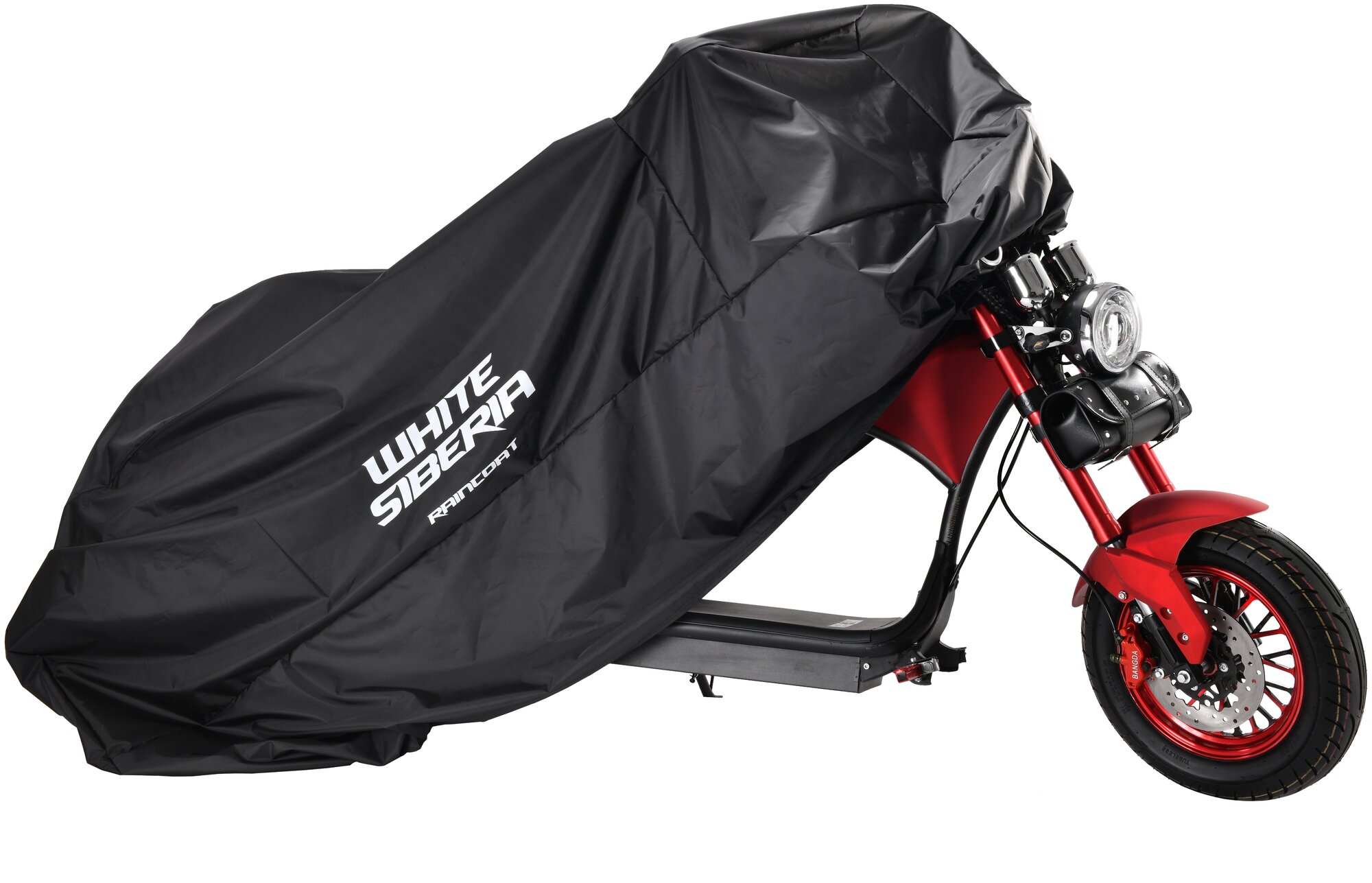 фото Чехол-тент на двухколесный мотоцикл WS-RAIN COVER XXL, цвет черный, водонепроницаемый