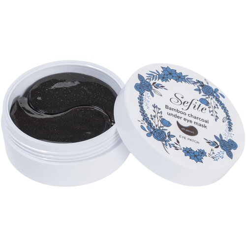 Sefite Гидрогелевые патчи для области вокруг глаз с коллагеном и бамбуковым углем, 60 шт.