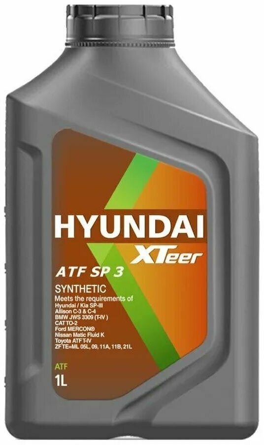 Масло трансмиссионное Hyundai Xteer ATF SP3 1 л 1011415