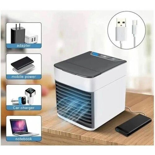 Мини кондиционер портативныйУвлажнитель воздухаОхладитель воздухаКондиционер от USB3 режима охлажденияLED подсветкивентилятор 88400₽