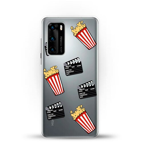 фото Силиконовый чехол movie на huawei p40 andy & paul