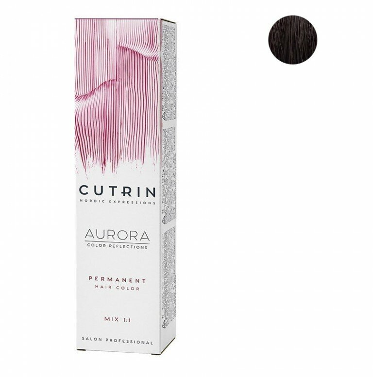 Cutrin Aurora Demi Permanent - Крем-краска для волос \ 9.56 Сладкая ночь 60 мл - фото №7