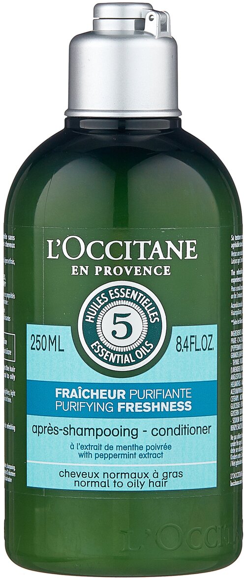 LOccitane en Provence кондиционер Aromachologie Purifying Freshness Живительная свежесть, 250 мл