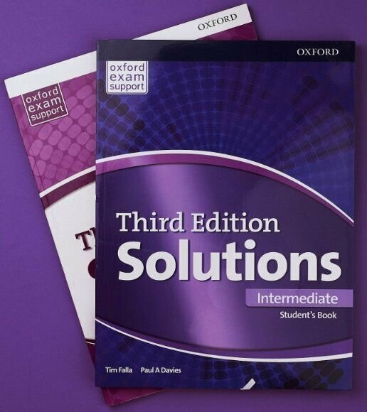 Solutions Intermediate ( 3 издание) Комплект: Student's book + Workbook + CD диск