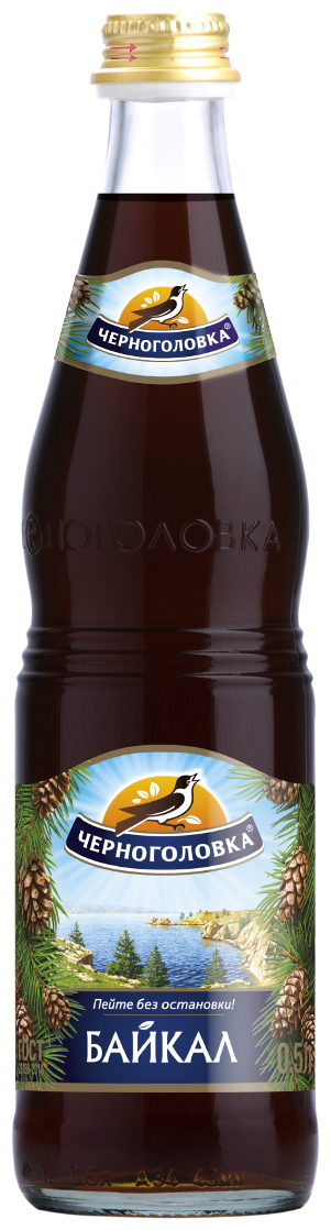 Газированный напиток Черноголовка Байкал стеклянная бутылка