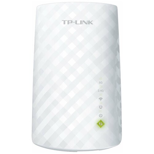 Wi-Fi усилитель сигнала (репитер) TP-LINK RE200 RU, белый wi fi усилитель сигнала репитер tp link re220 ac750 ru белый