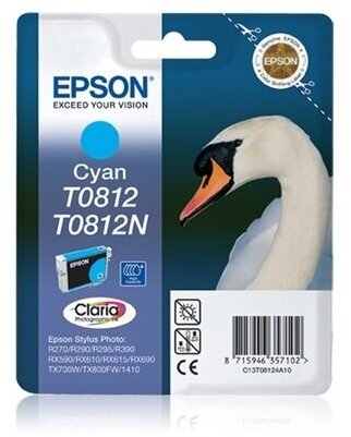 Картридж Epson C13T11124A10 Cyan T0812