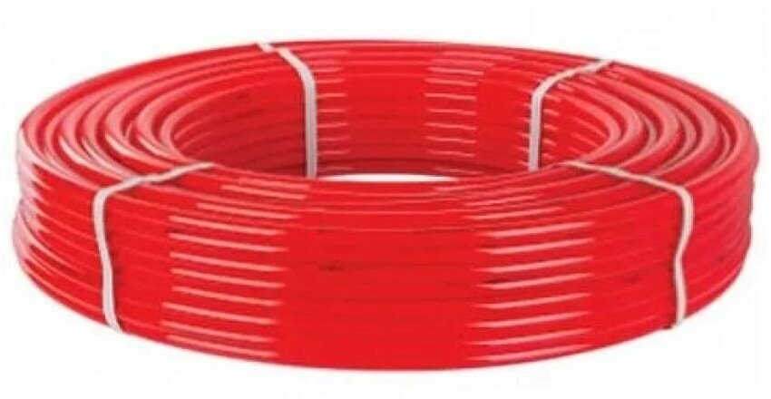 Труба для теплого пола диаметр 20х2 мм, PE-RT, красная, 100 м, РосТурПласт, 15988