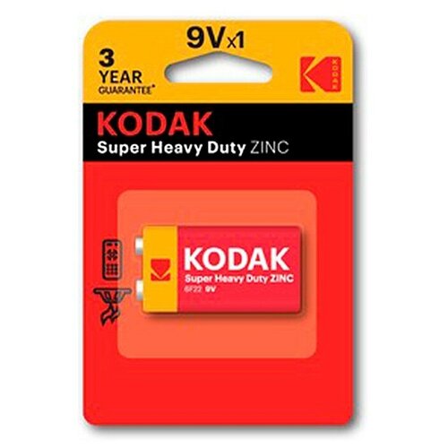 Элемент питания K9VHZ-1B Kodak (1шт) 1xBL 6F22 /цена за упак/