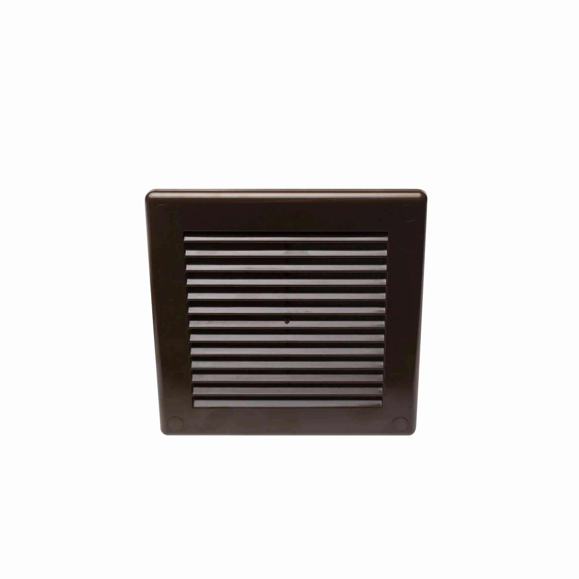 Решетка вентиляционная Equation 150x150 мм пластик цвет коричневый - фотография № 2