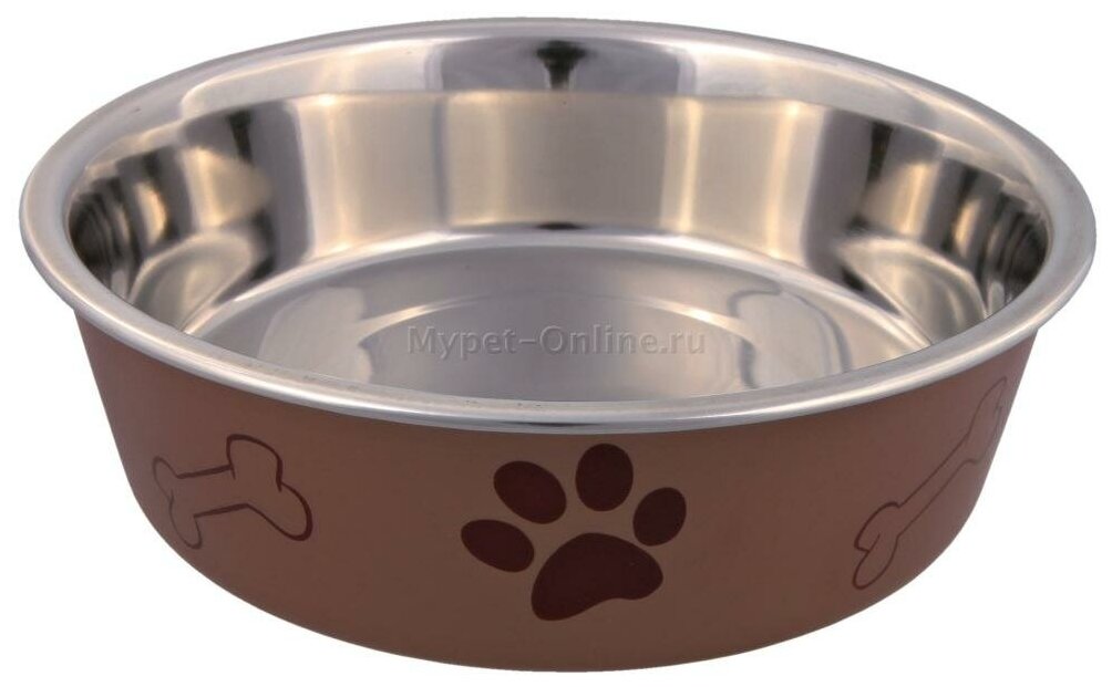 Миска для собак Trixie Stainless Steel Bowl, размер 17см.