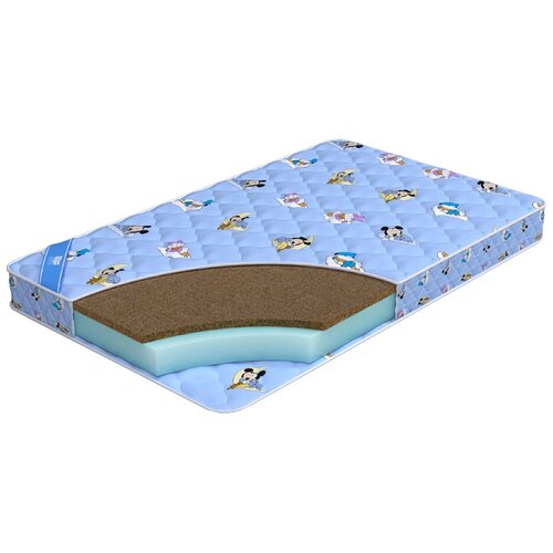 фото Матрас детский промтекс-ориент biba стандарт кокос, голубой