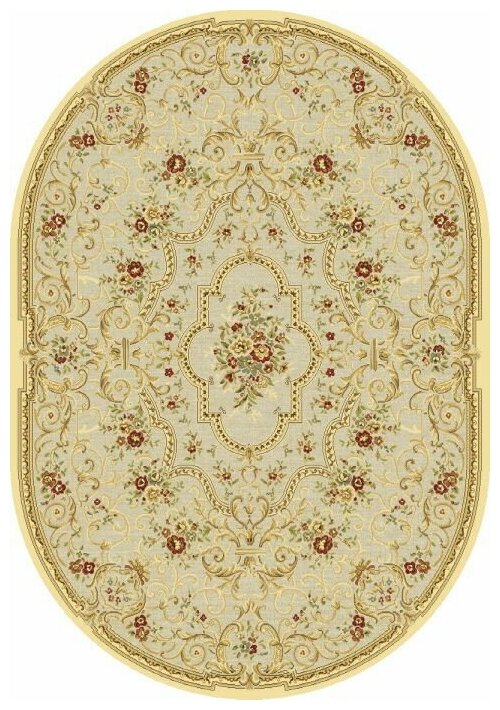 Ragolle Рельефный ковер из вискозы GENOVA 38093 626260 овал 1.6х2.3м