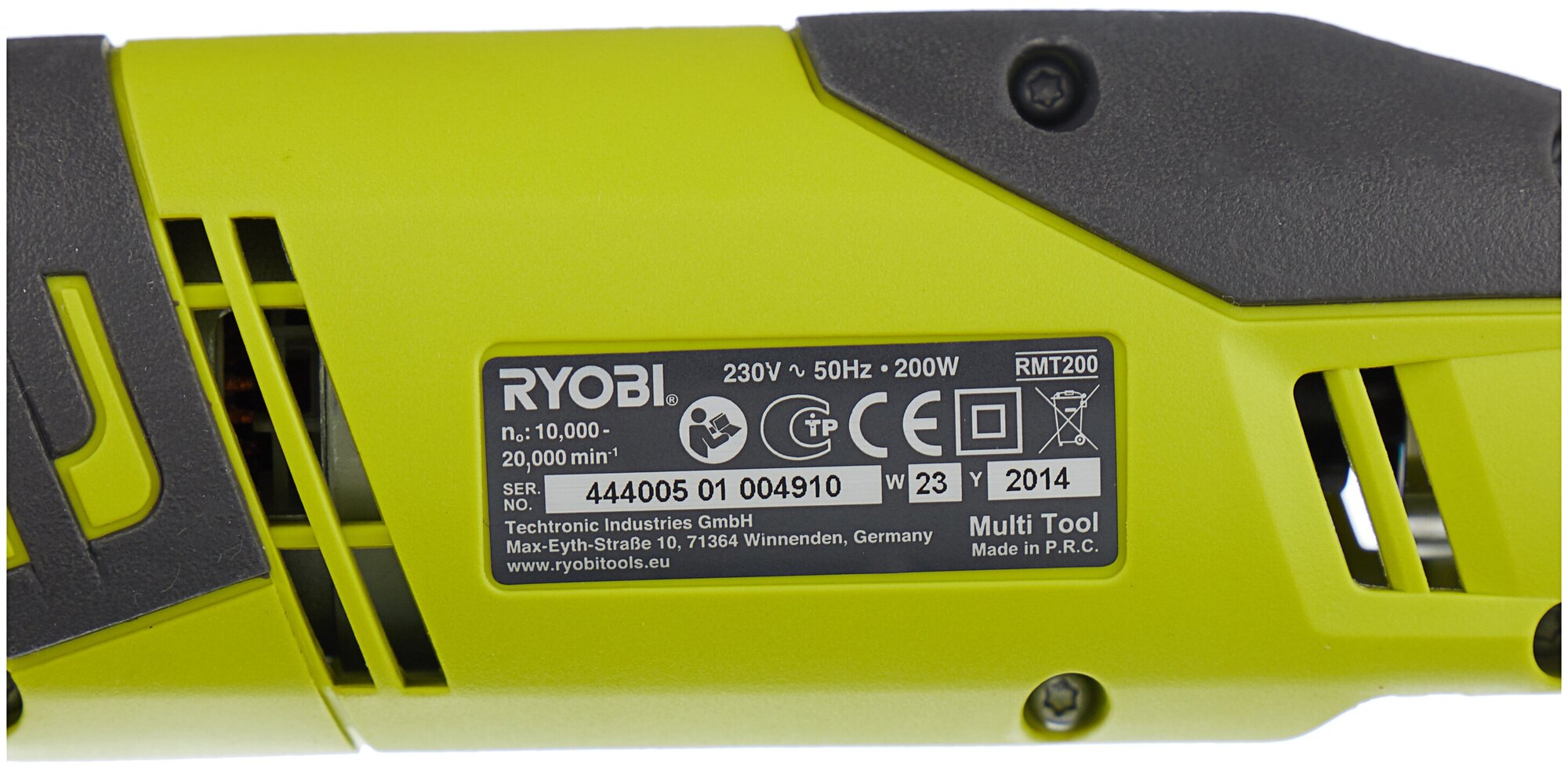 Инструмент многофункциональный электрический Ryobi RMT200S, 200 Вт. - фотография № 8