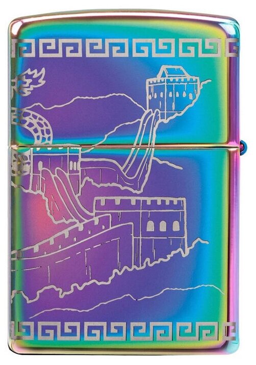 Зажигалка бензиновая Zippo 49045 Multi Color Great Wall of China - фотография № 5