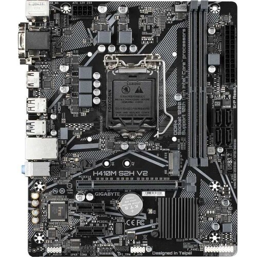 Gigabyte H410M S2H V2 Intel H470 2xDDR4 mATX AC97 8ch71 GbLANVGADVIHDMI Soc-1200 826000₽
