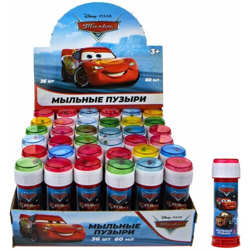 Мыльные пузыри Тачки, 60 мл, д/б, Т22257
