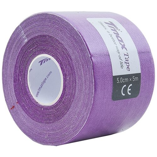 , кинезио тейп Tmax, Extra Sticky 5 м x 5 см, lavender