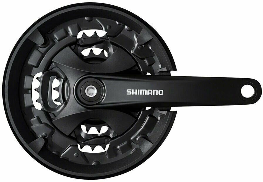 Система шатунов Shimano Altus MT101 170 мм квадрат 40/30/22T 9 скоростей зашита без упаковки AFCMT101C002CLX
