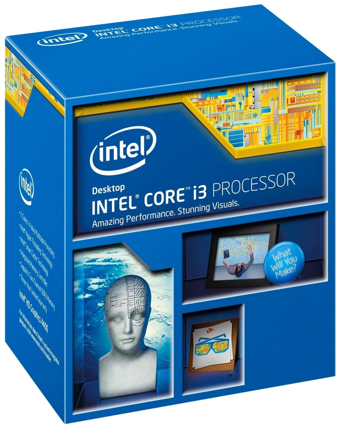 Процессор Intel Core i3-4170 LGA1150, 2 x 3700 МГц, BOX