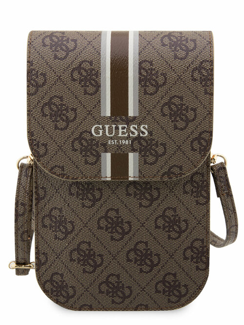 Сумка GUESS, коричневый