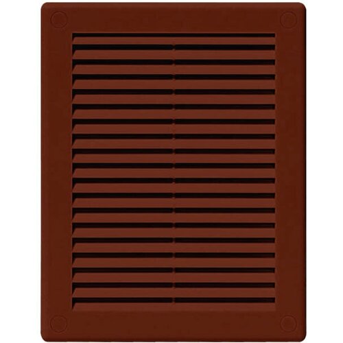 Решетка вентиляционная 180х250мм коричневый