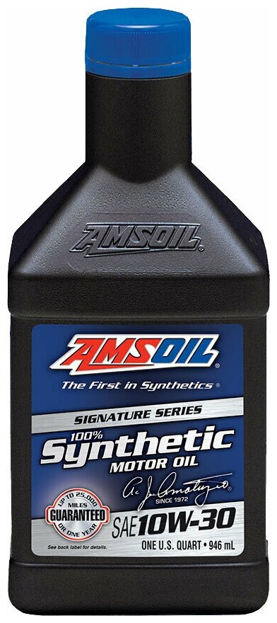 Моторное масло AMSOIL Signature Series Synthetic Motor Oil SAE 10W-30 (0,946л)