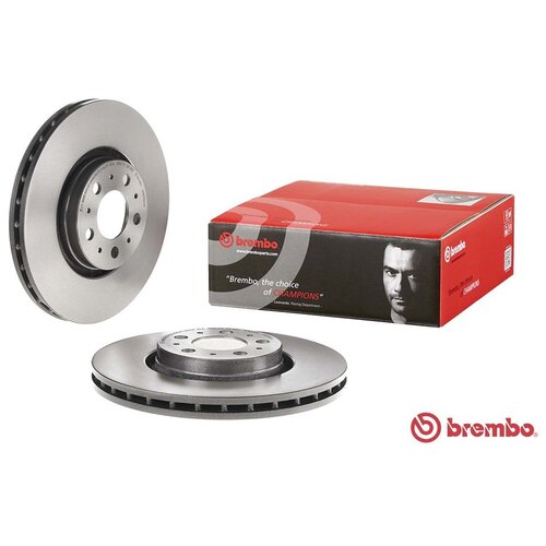 фото Комплект тормозных дисков передний brembo 09.9755.11 316x28 для volvo s60, volvo xc90 (2 шт.)