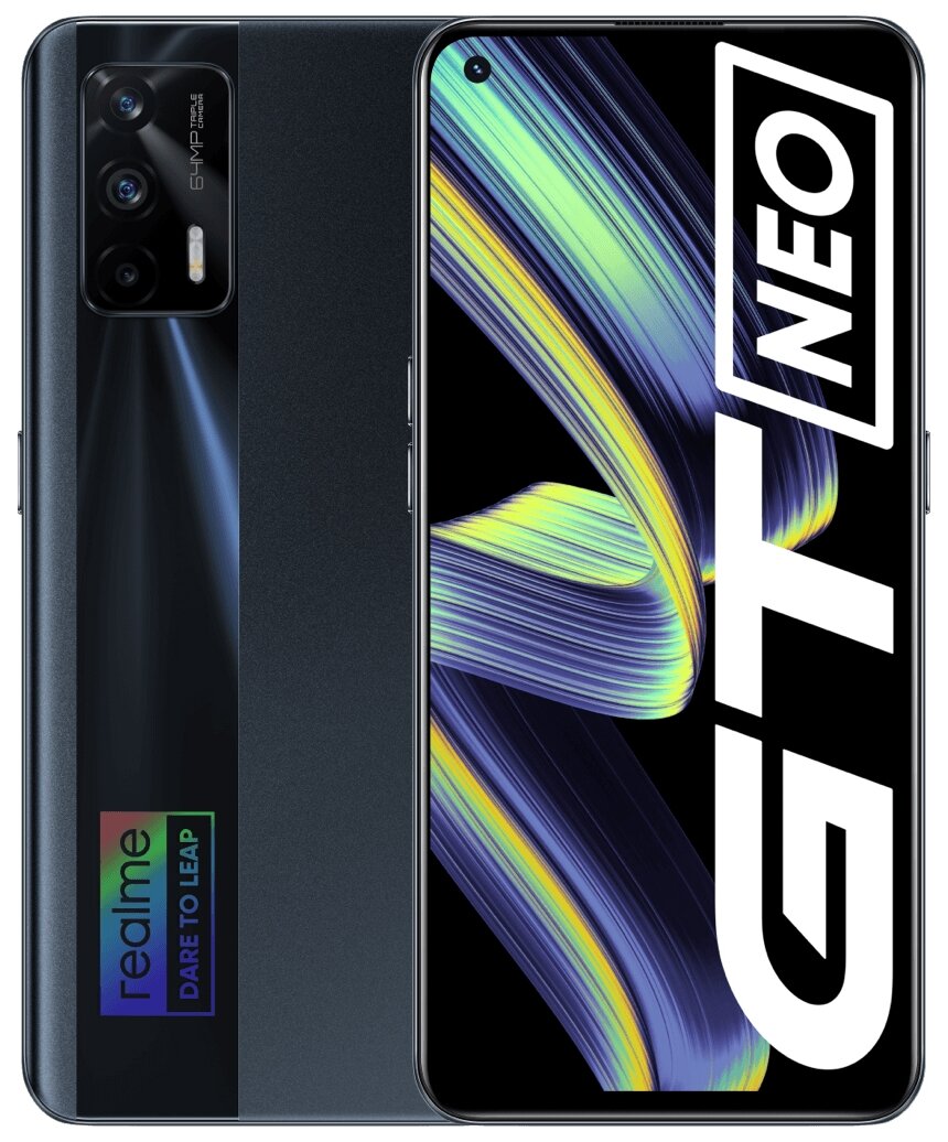 Смартфон realme GT Neo 12/256 ГБ, Dual nano SIM, черный